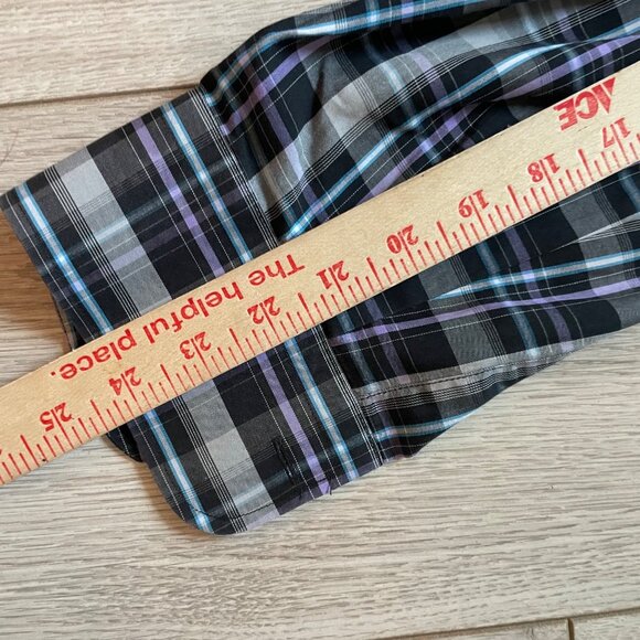 Peter Millar Mens Large Plaid Button-Down Shirt - Picture 7 of 9